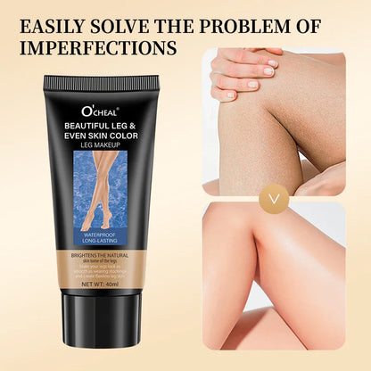Concealer Leg Cream Waterproof Even Skin Tone Beauty Cream Stockings Cream Leg Care Moisturizer