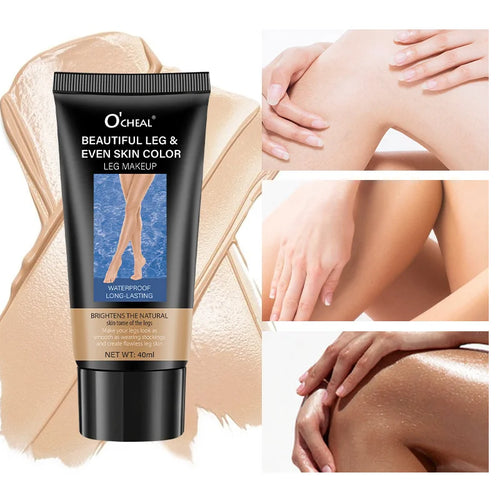 Concealer Leg Cream Waterproof Even Skin Tone Beauty Cream Stockings Cream Leg Care Moisturizer